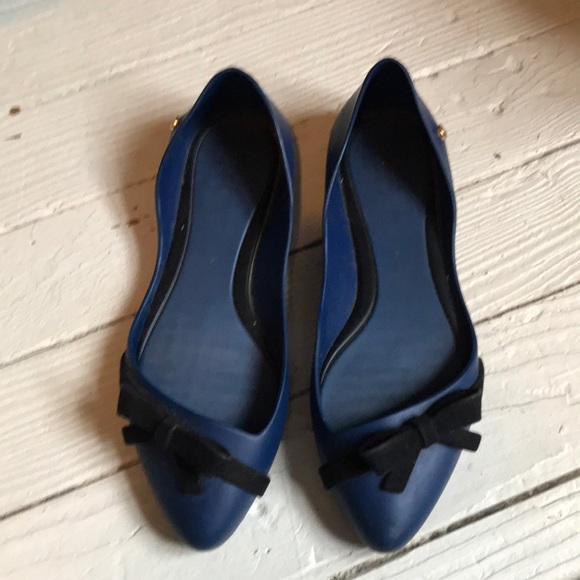 Melissa Shoes - Melissa jelly flats with black ribbon size 5